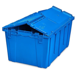 Contenedores Plásticos De Almacén- 64x39x28cm, Azul - 3/paq