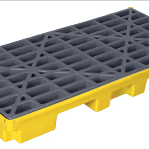 Plataforma Antiderrames 2 Tambos Brady® Spc® Amarillo