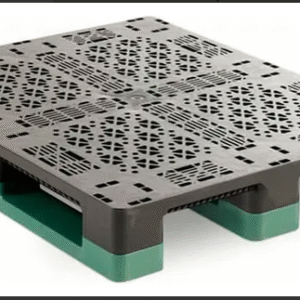 Tarima Polietileno, Uso Rudo, (10 Toneladas) 120cm X 100cm. Negro